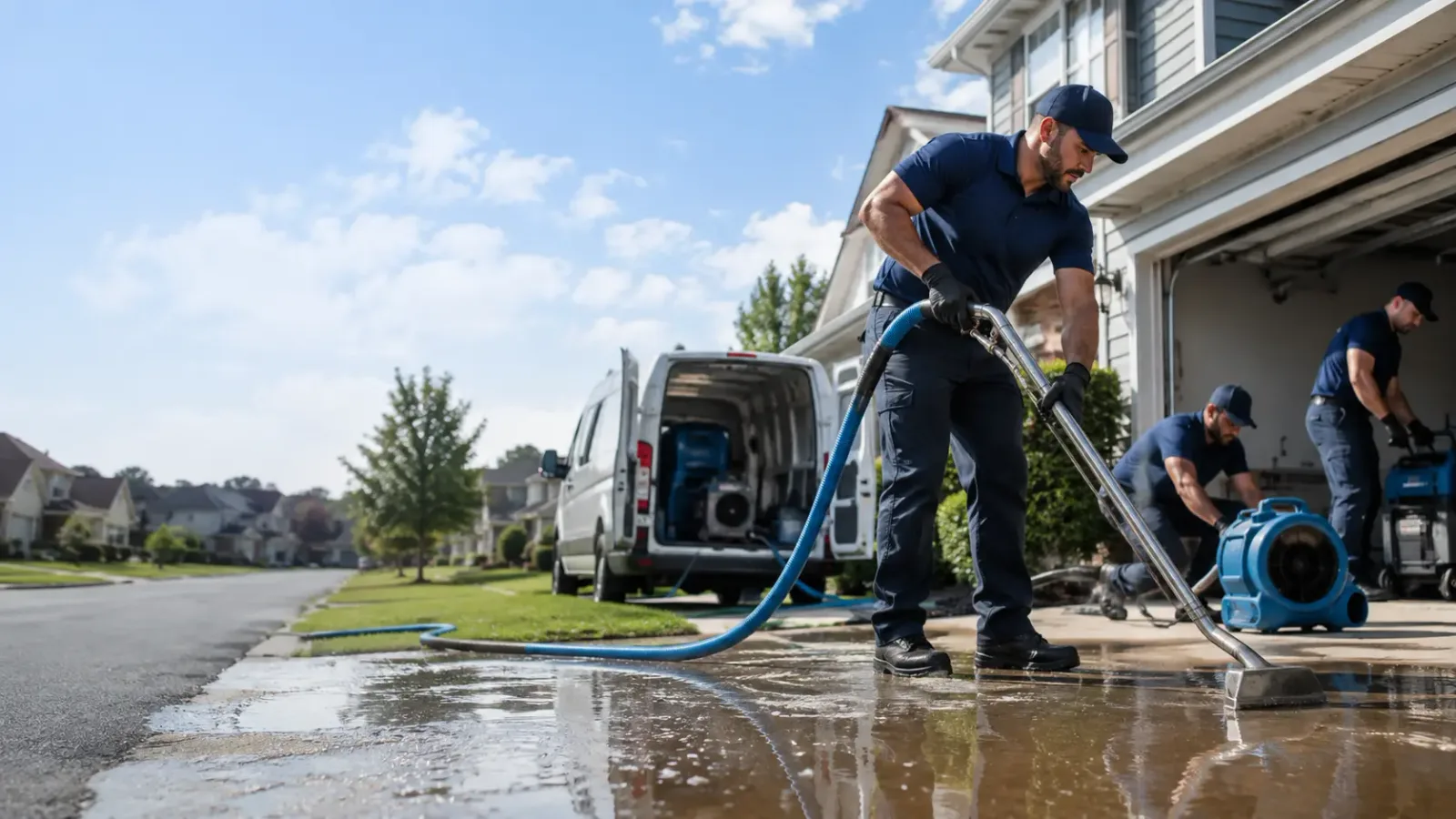 Flood Damage Restoration in Brooklyn, WI